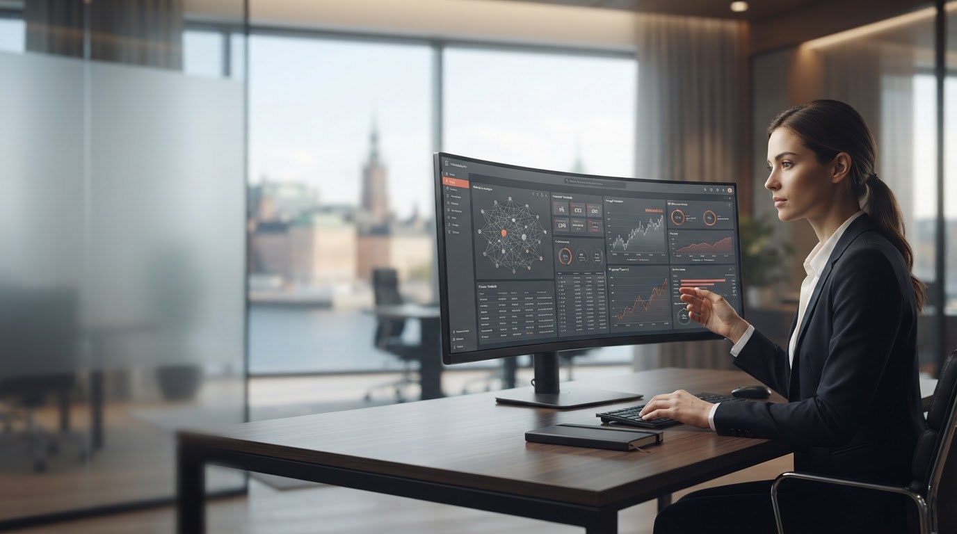 Svensktillvxt AI predictive analytics dashboard overview